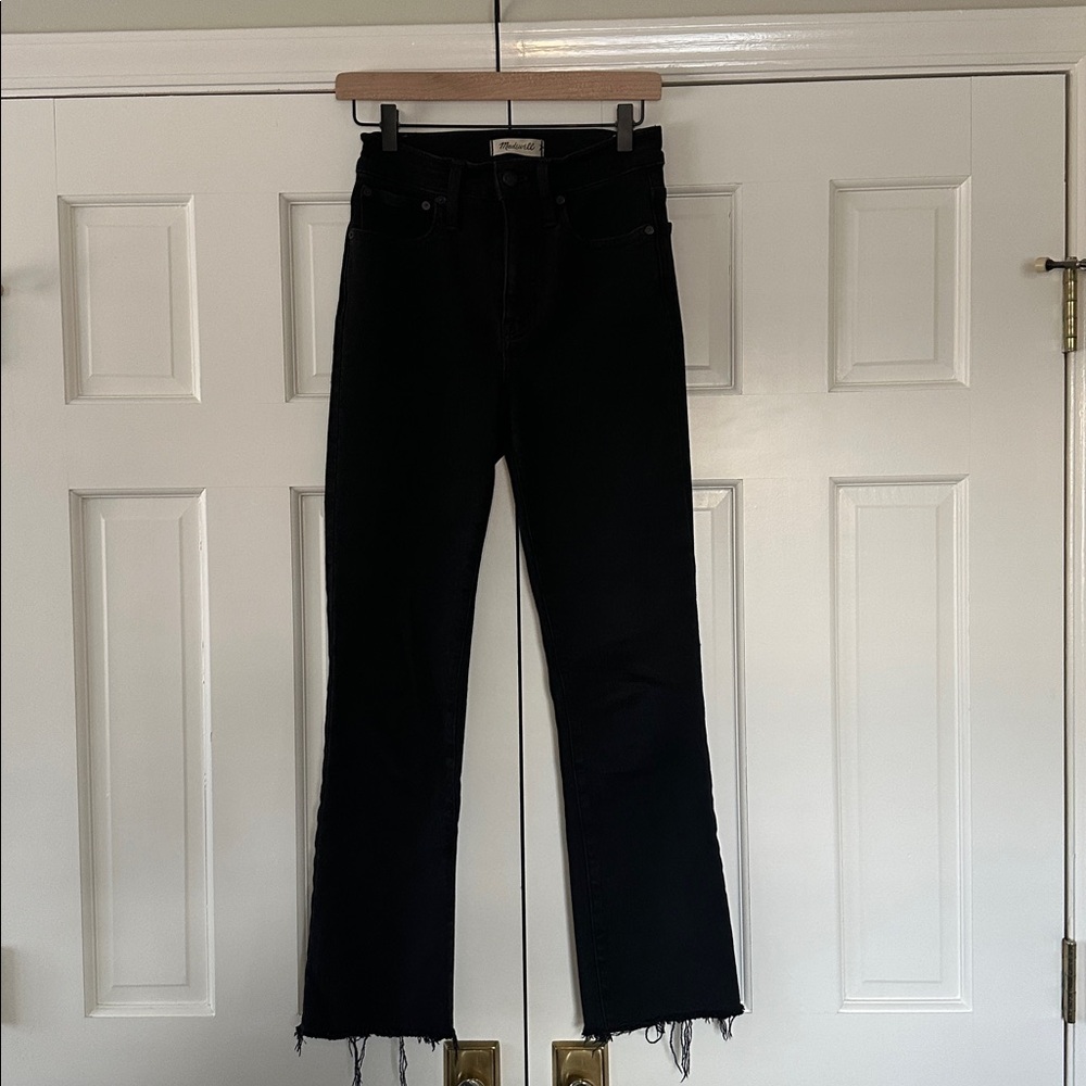 Madewell Cali Demi-Boot Jeans in Bayland Wash: Raw-Hem Edition 25T